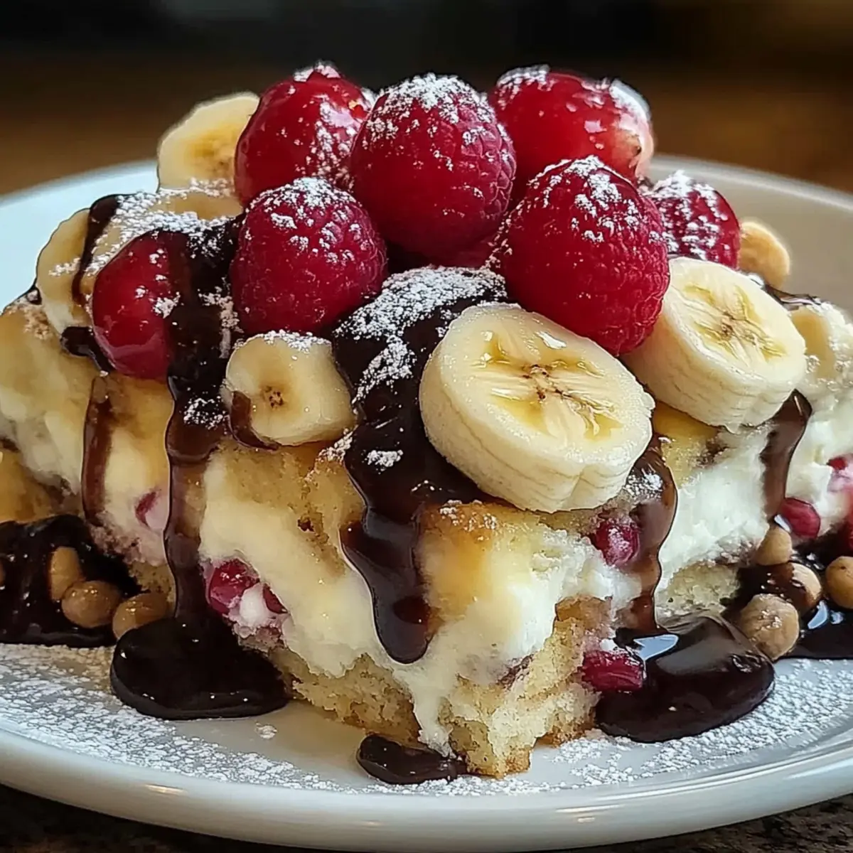 Banana Split Dump Cake