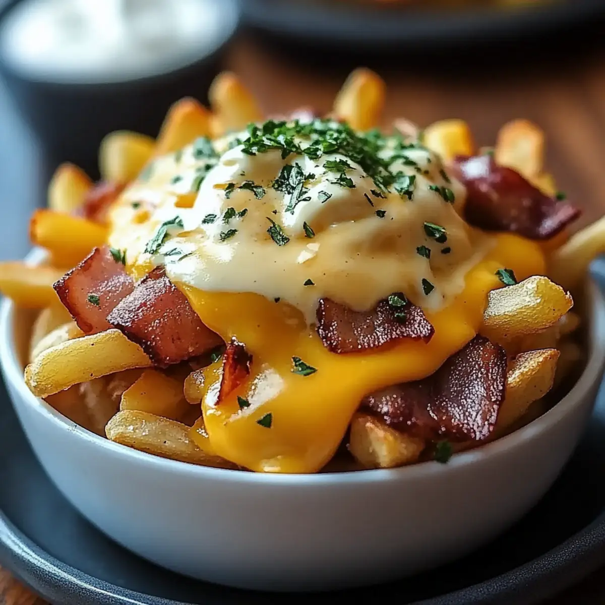 Breakfast Poutine and Creamy Hollandaise