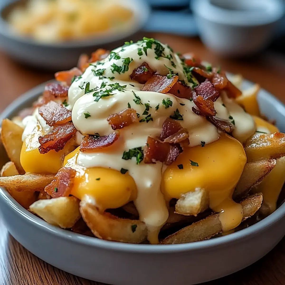 Breakfast Poutine and Creamy Hollandaise