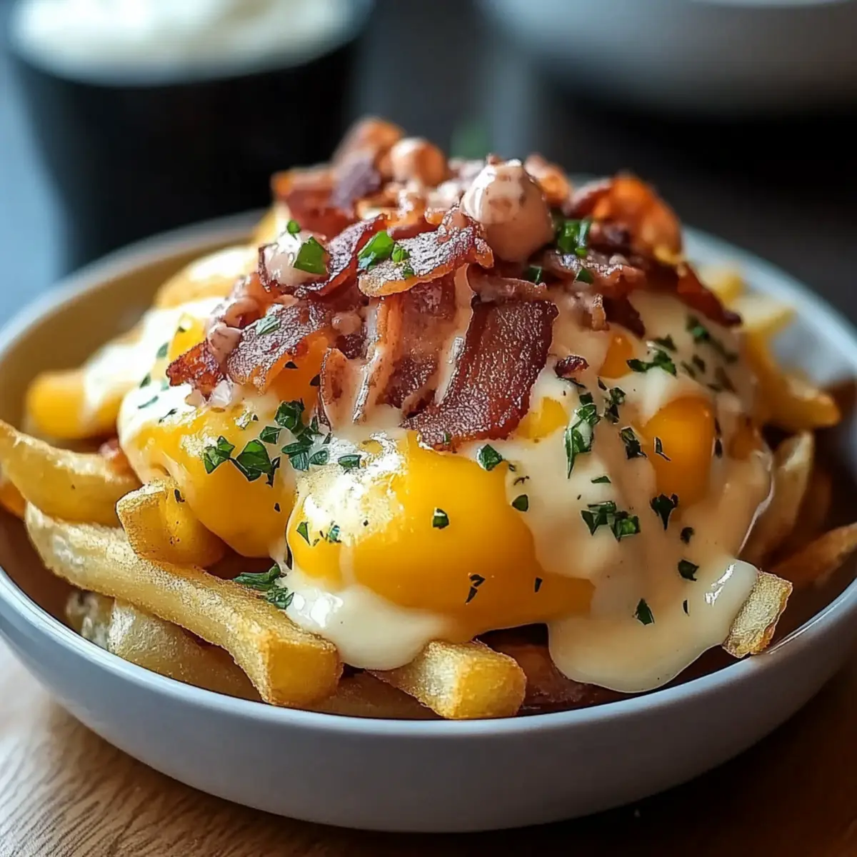 Breakfast Poutine and Creamy Hollandaise