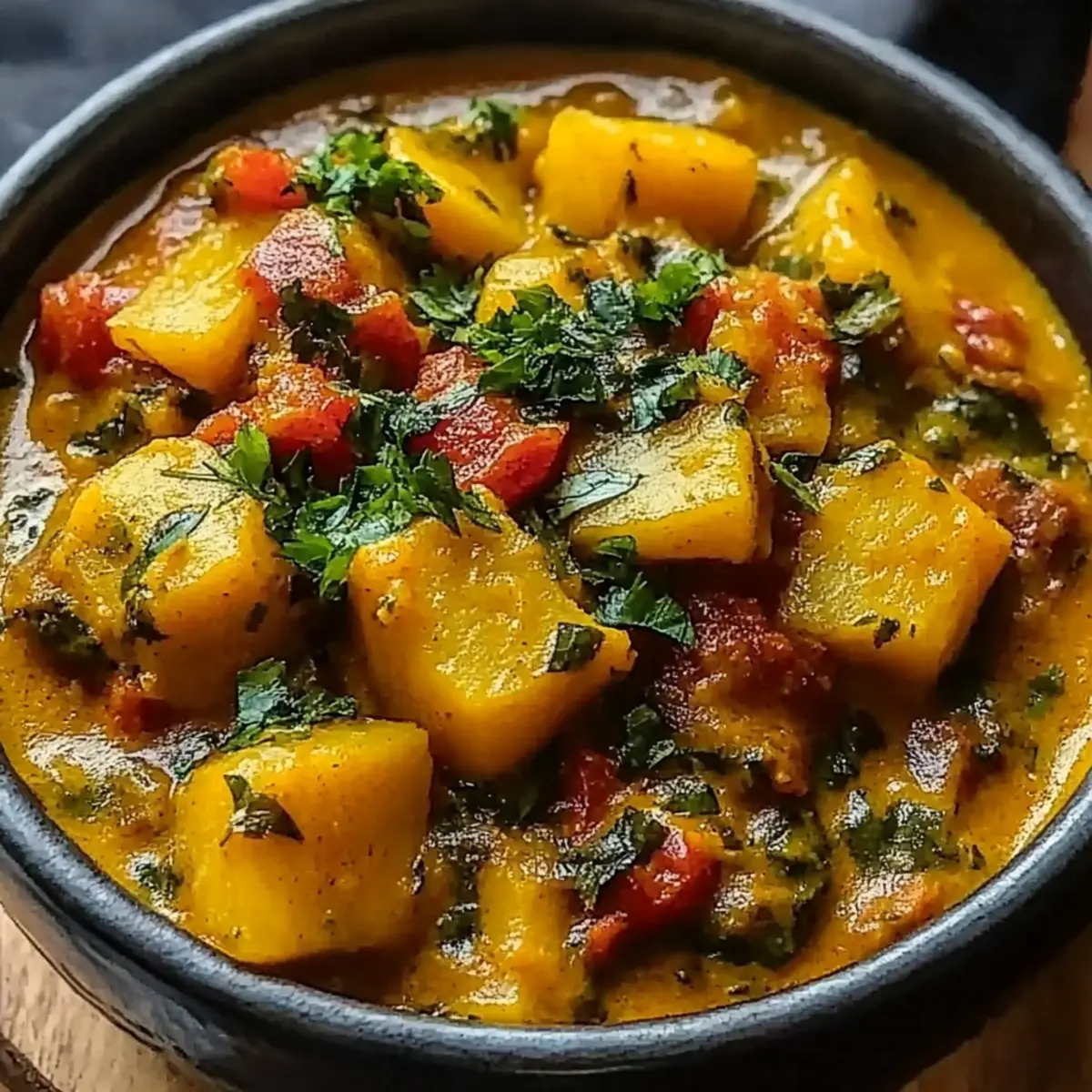 Caribbean-Style Plantain Curry