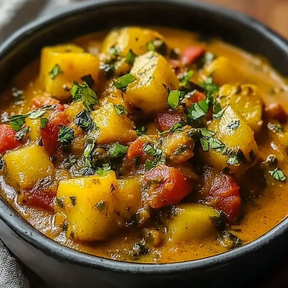 Caribbean-Style Plantain Curry