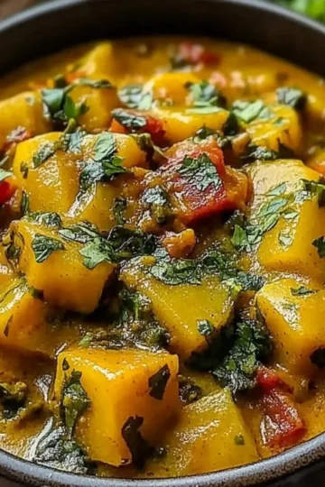 Caribbean-Style Plantain Curry
