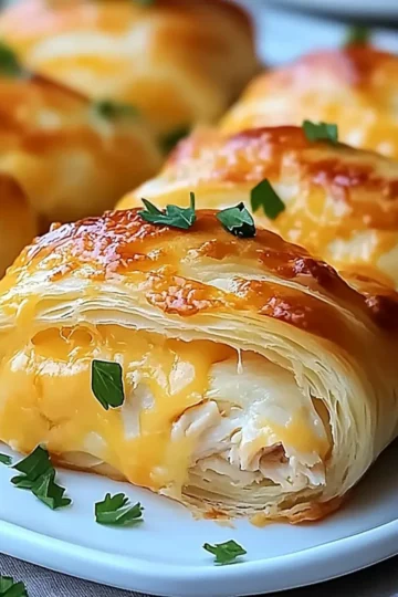 Cheesy Chicken Crescent Rolls