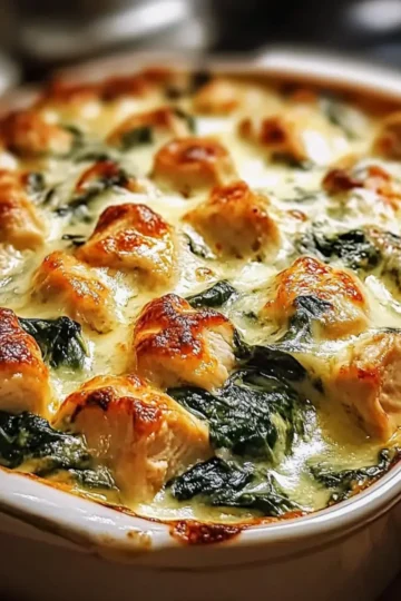 Chicken and Spinach Casserole