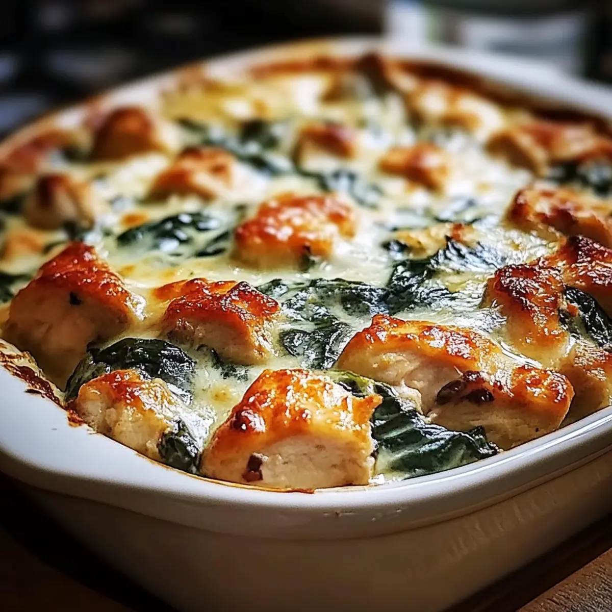 Chicken and Spinach Casserole