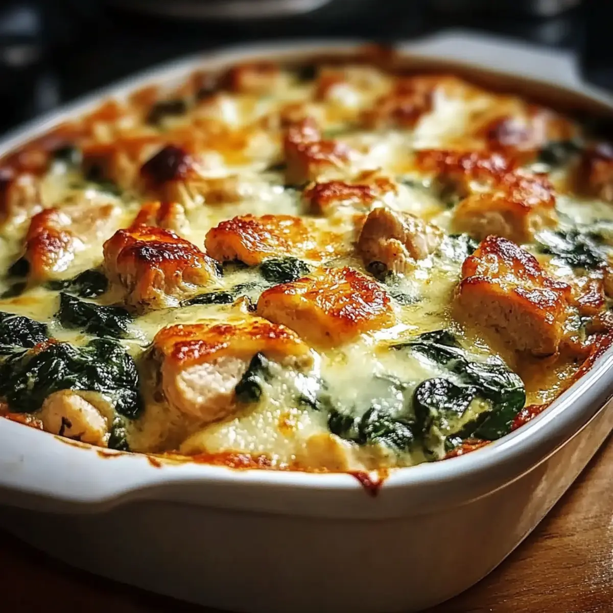 Chicken and Spinach Casserole