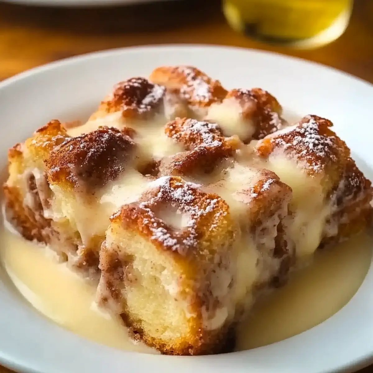 Cinnamon Roll Bread Pudding