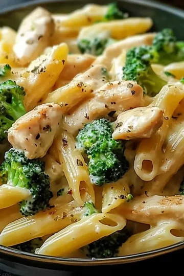Creamy Broccoli Chicken Penne