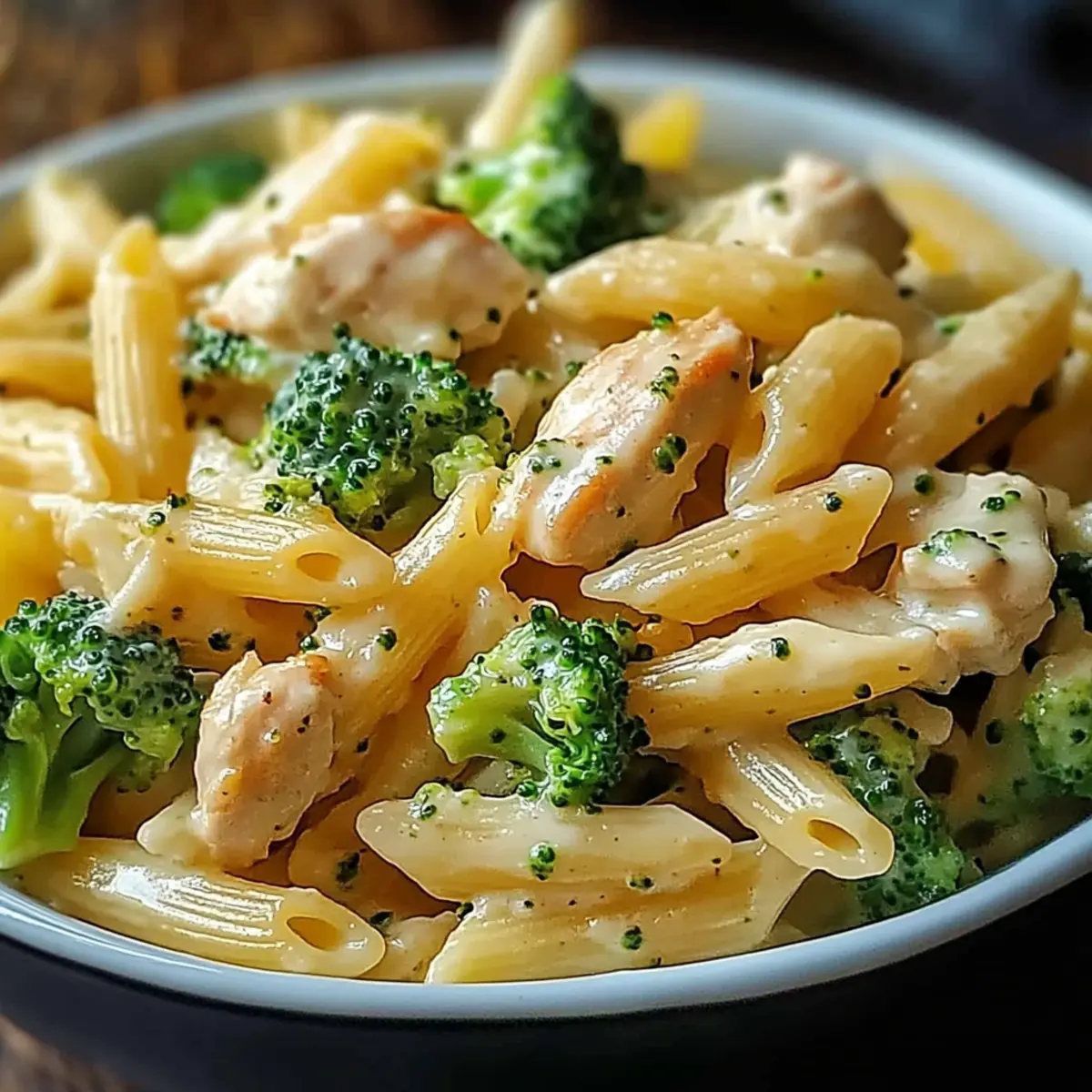 Creamy Broccoli Chicken Penne