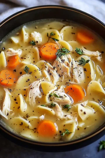 Creamy Chicken Noodle Soup