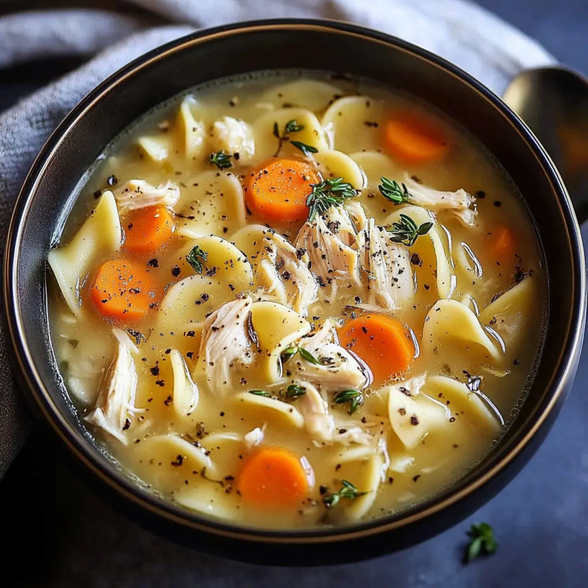 Creamy Chicken Noodle Soup