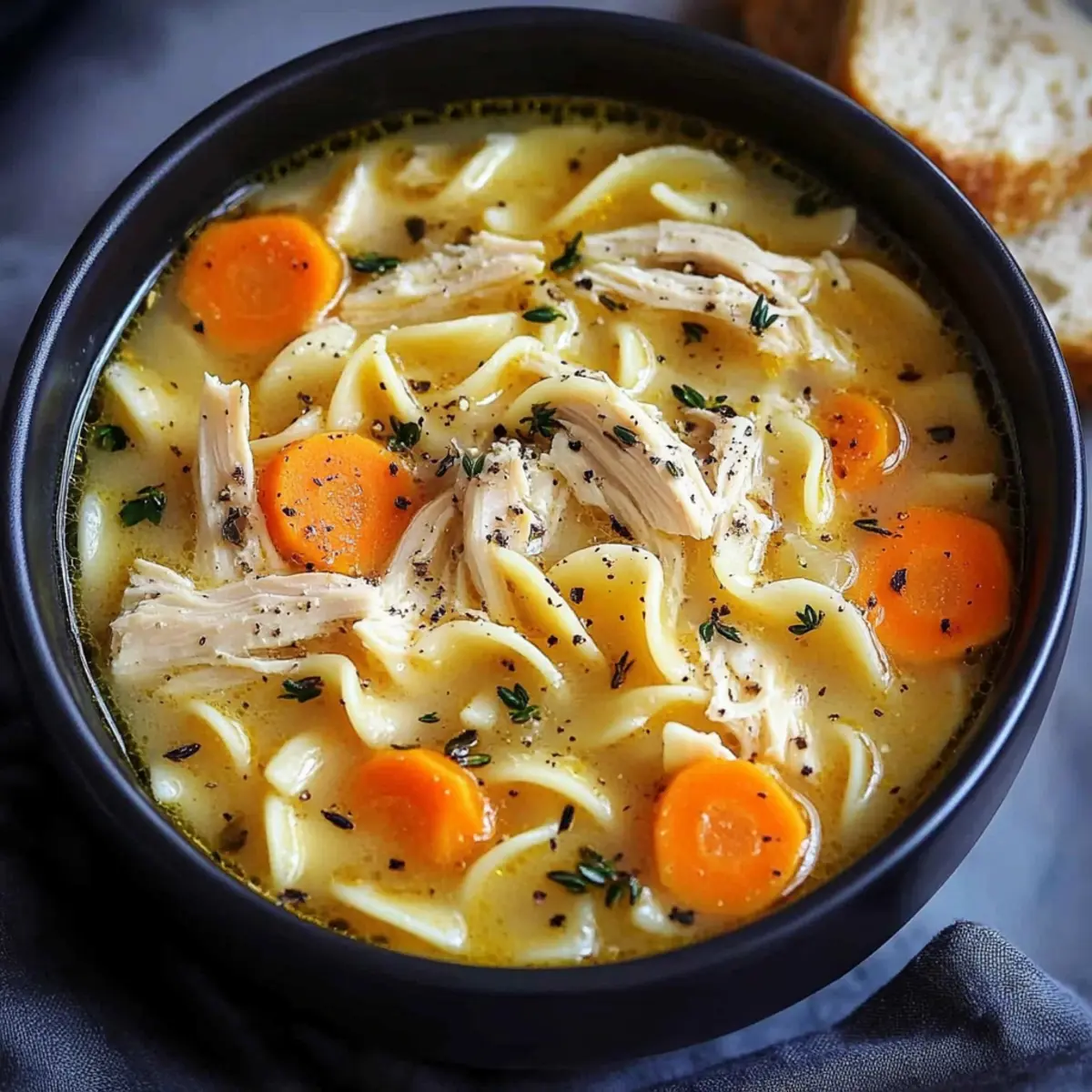 Creamy Chicken Noodle Soup