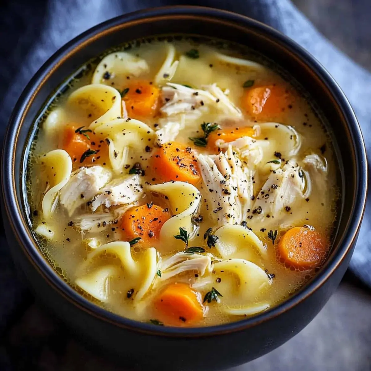Creamy Chicken Noodle Soup