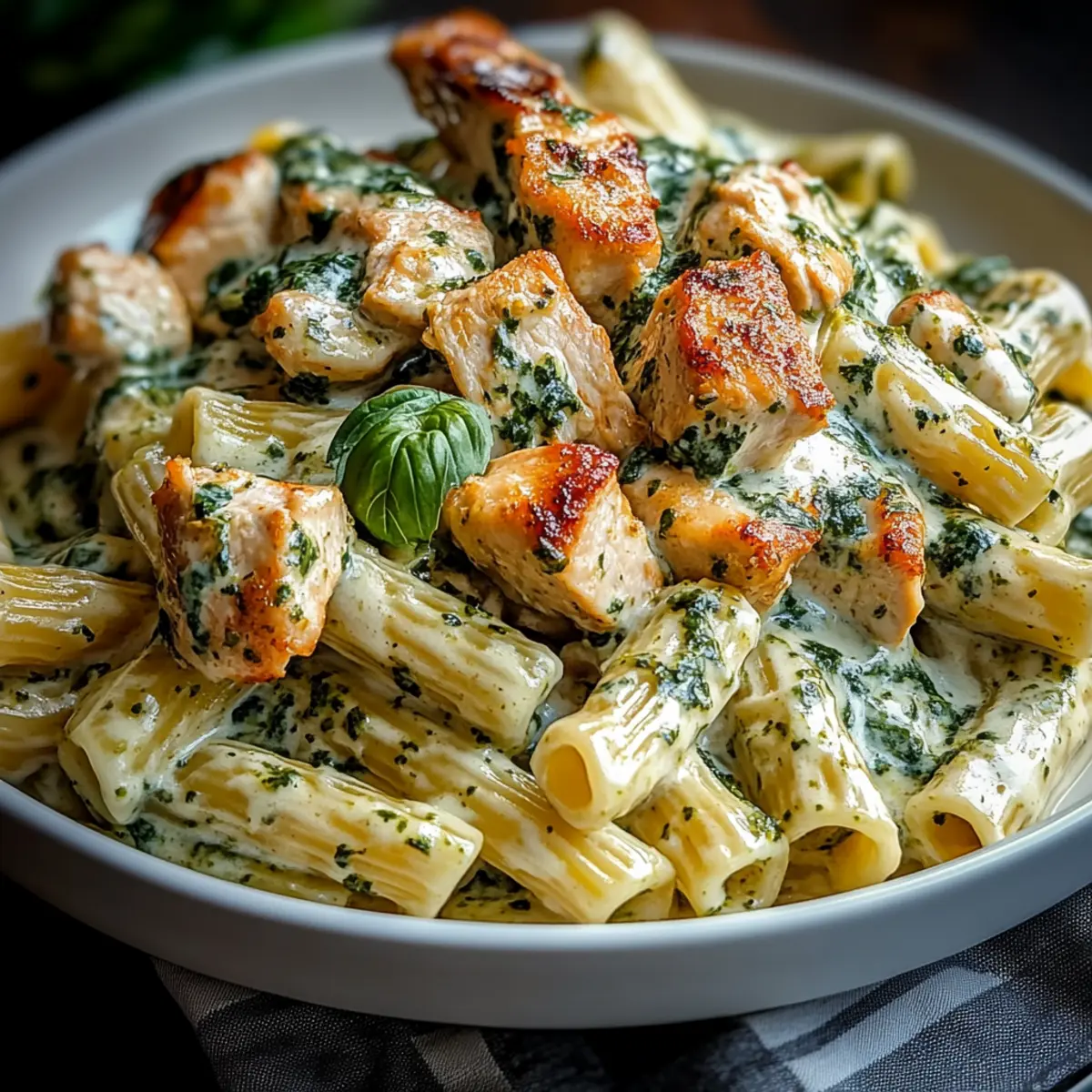 Creamy Pesto Chicken Pasta