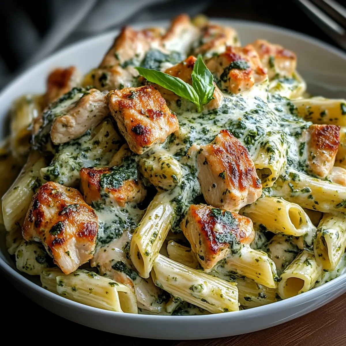 Creamy Pesto Chicken Pasta