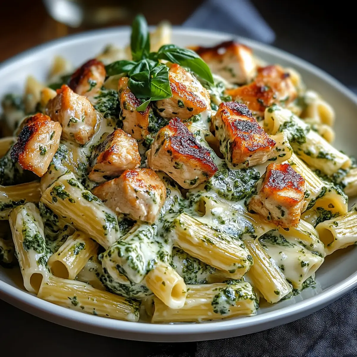 Creamy Pesto Chicken Pasta