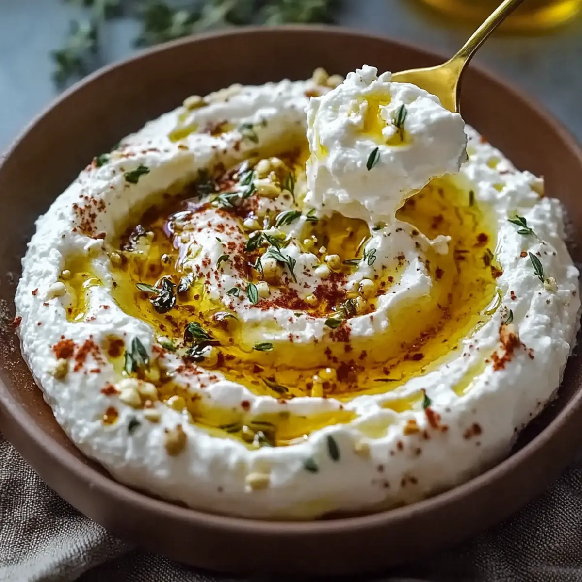Creamy Whipped Feta with Honey Dip