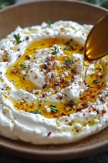Creamy Whipped Feta with Honey Dip