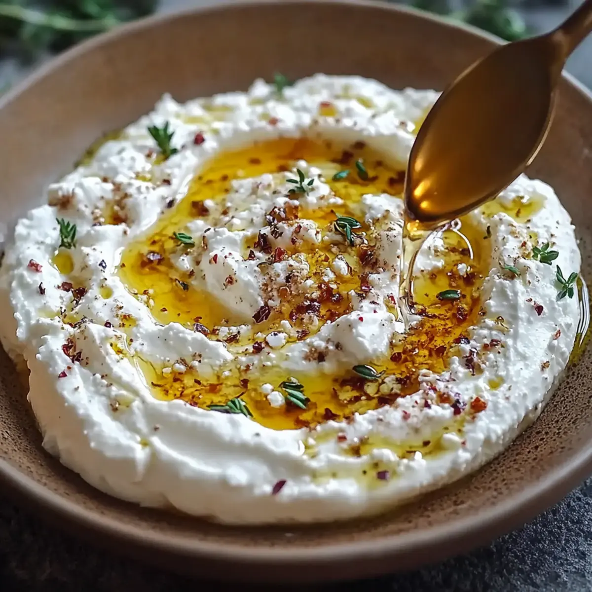 Creamy Whipped Feta with Honey Dip