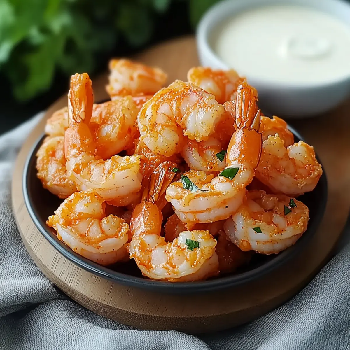Crispy Spicy Buffalo Shrimp
