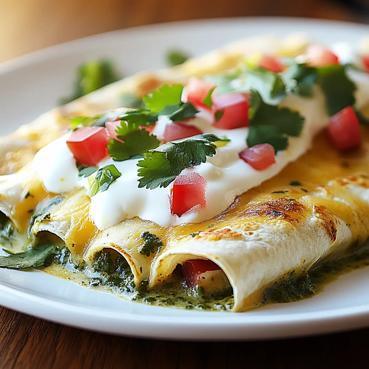Enchiladas Suizas: A Creamy Delight