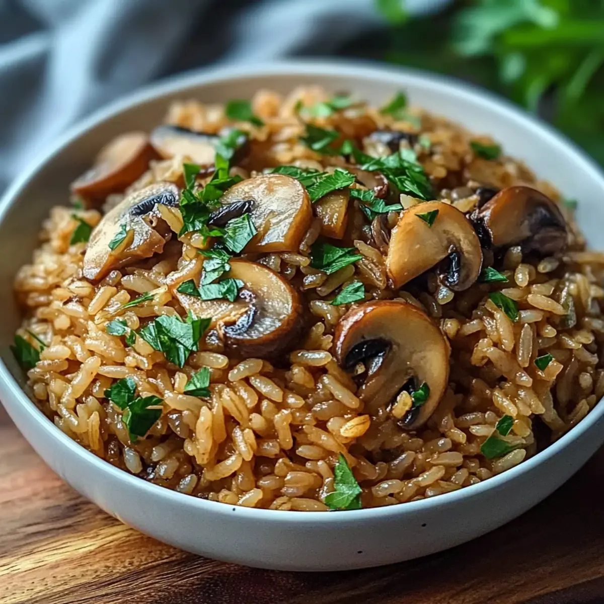 Flavor-Packed One-Pot Mushroom Rice