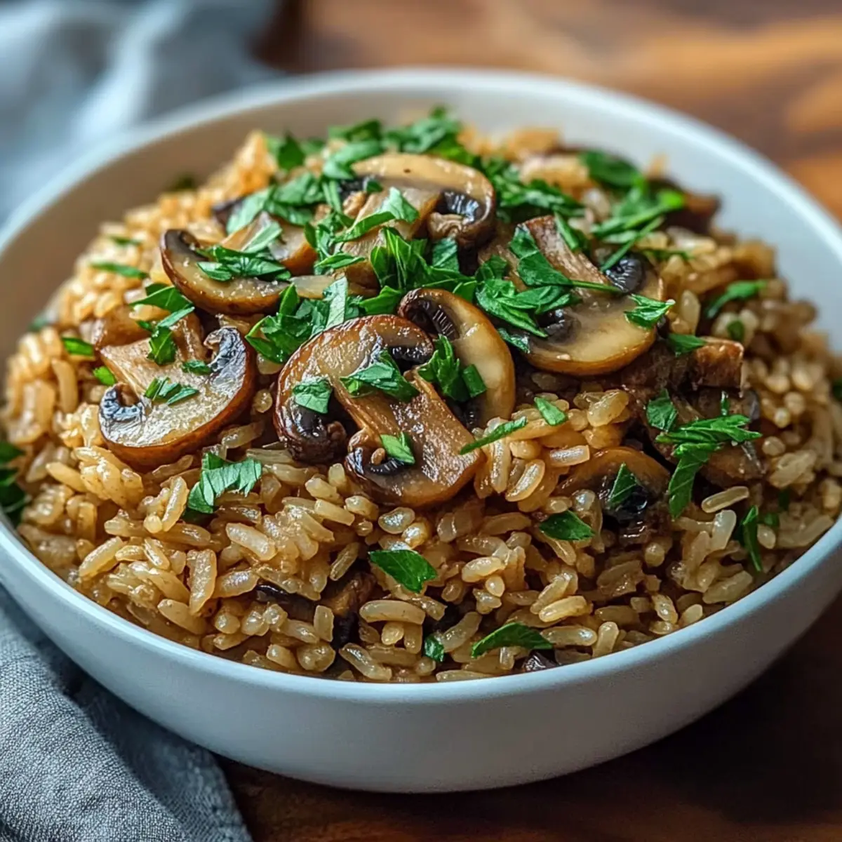 Flavor-Packed One-Pot Mushroom Rice