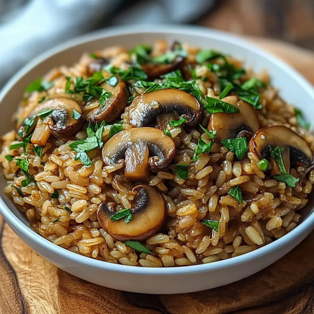 Flavor-Packed One-Pot Mushroom Rice