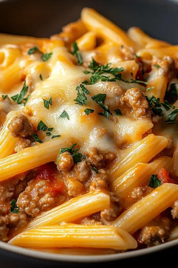 Ground Turkey Pasta