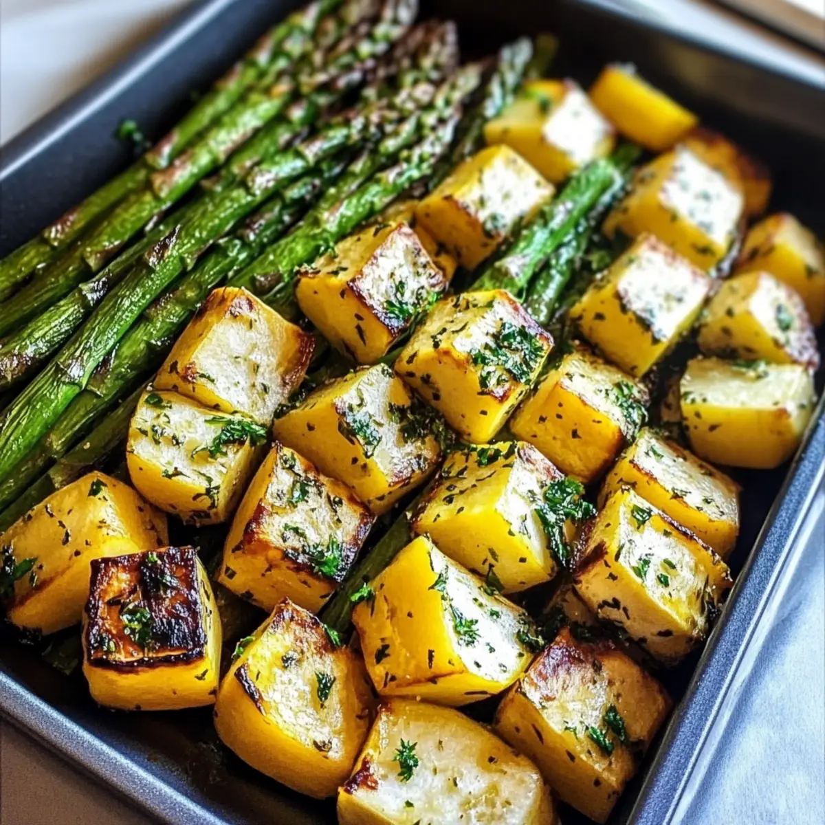 Healthy Asparagus with Zucchini Squash