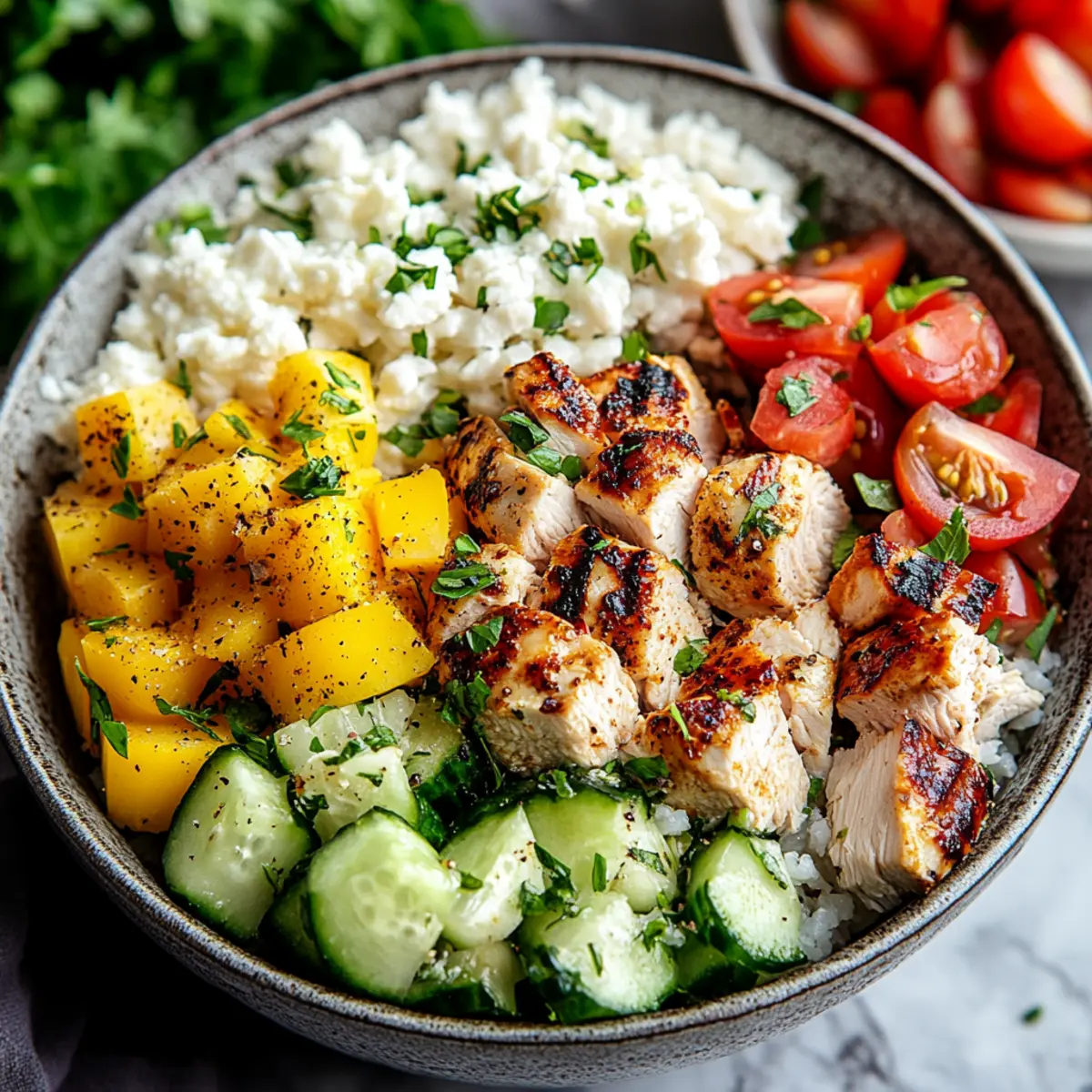 Healthy Greek Chicken Bowls