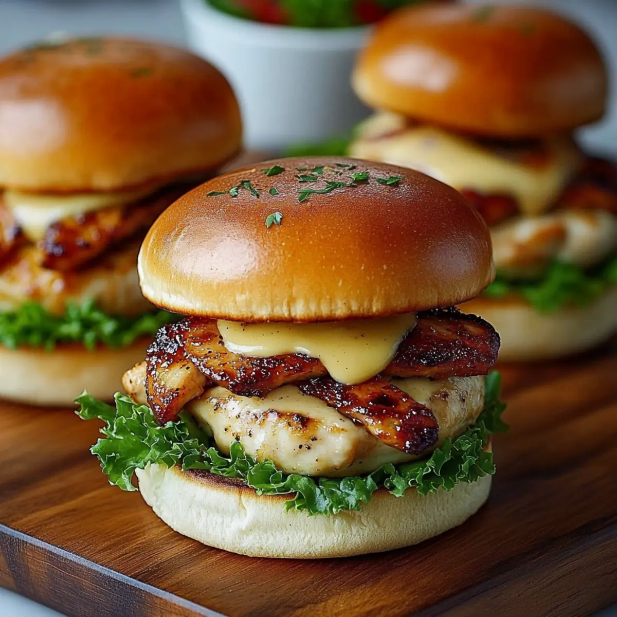 Honey Mustard Chicken Sliders
