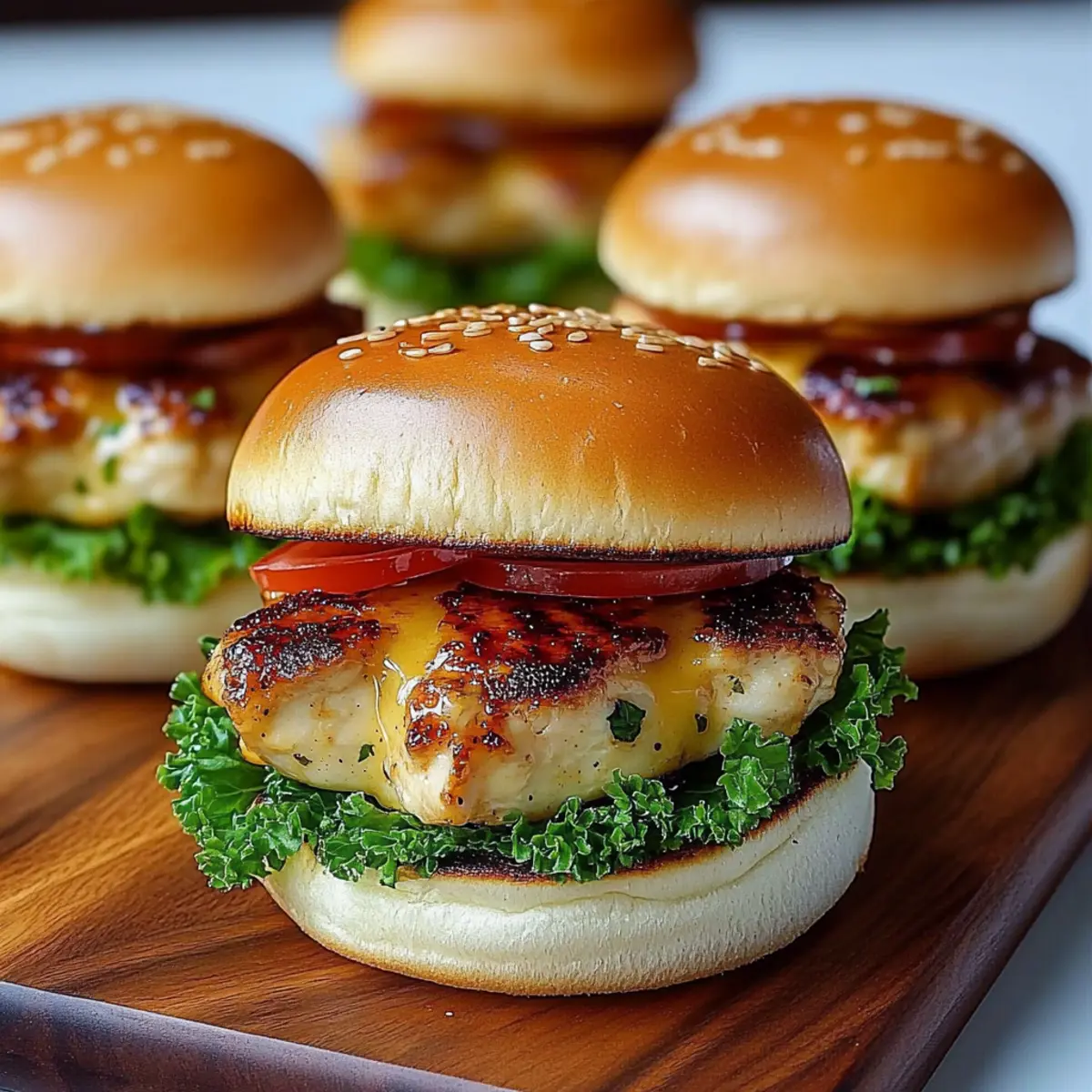 Honey Mustard Chicken Sliders