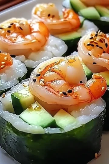Shrimp Sushi Boats