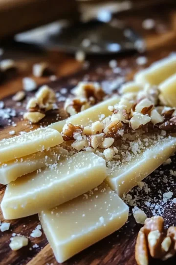 Sliced Parmesan and Walnuts
