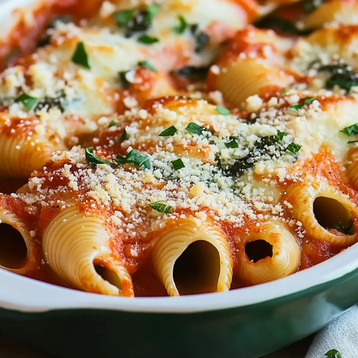 Spinach Stuffed Shells