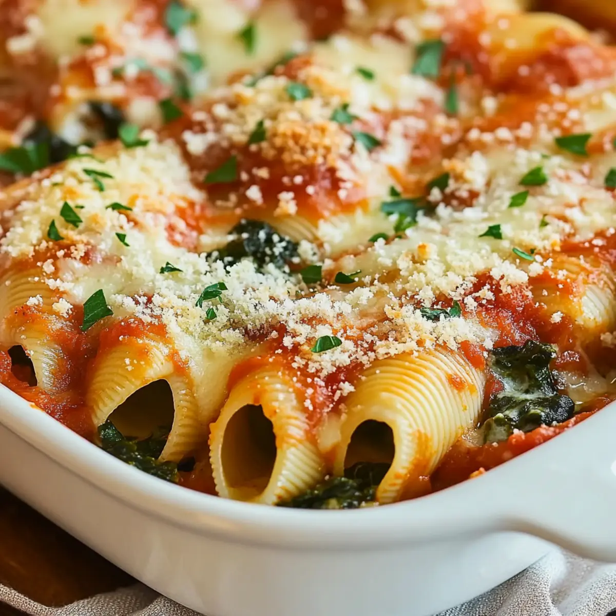 Spinach Stuffed Shells
