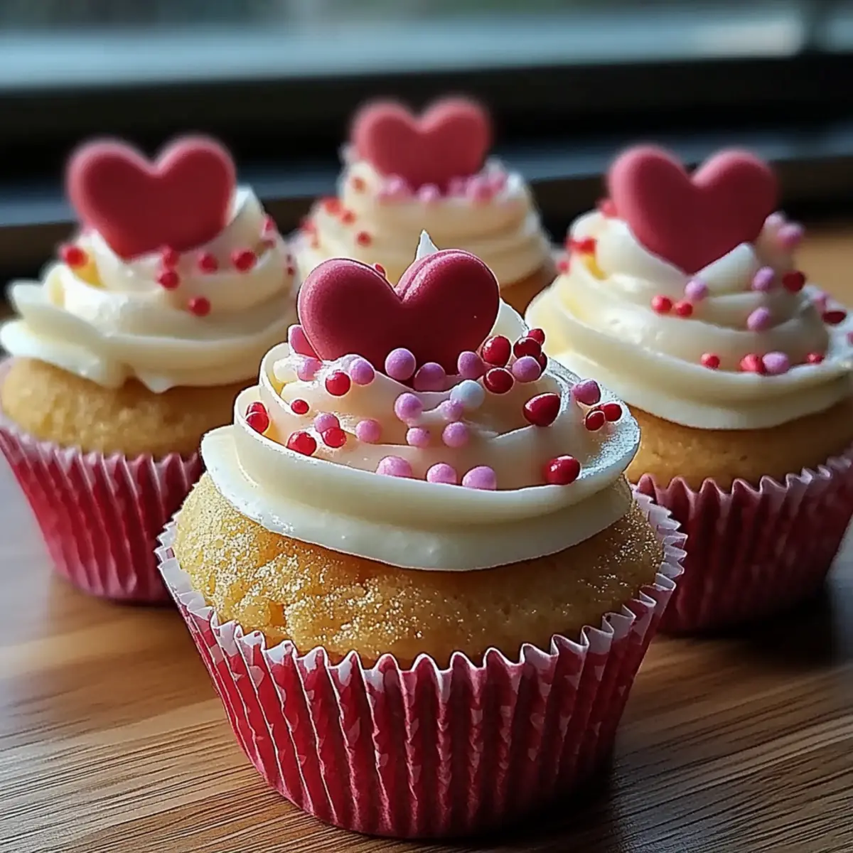 Valentine Themed Cupcakes