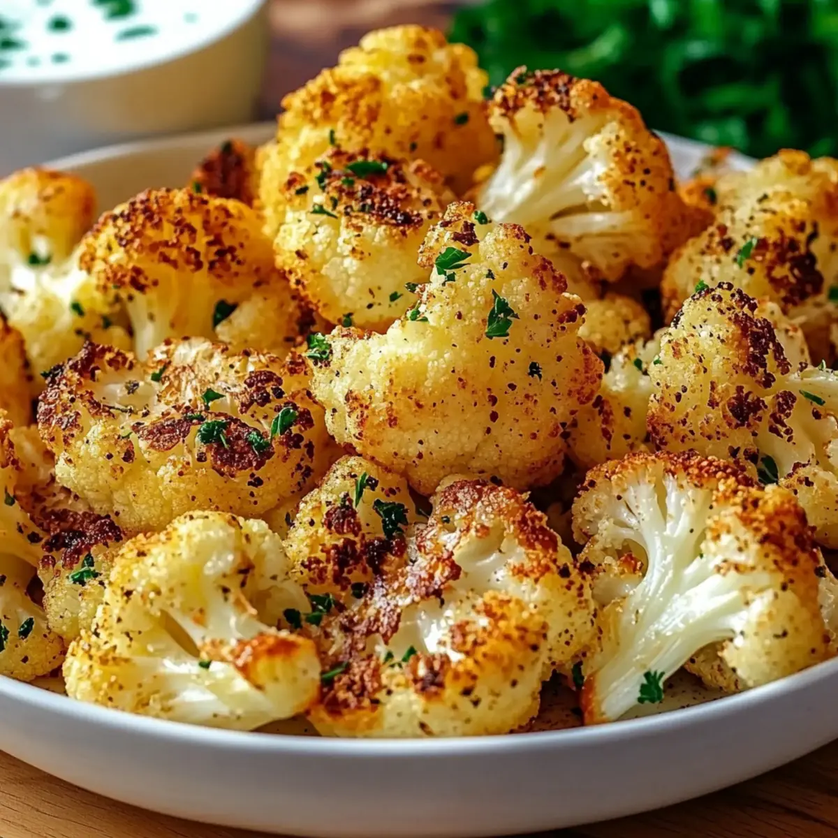 Air Fryer Roasted Cauliflower