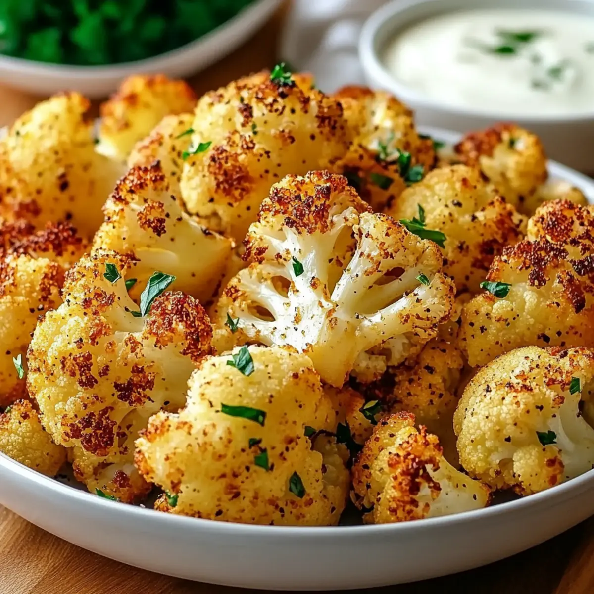 Air Fryer Roasted Cauliflower