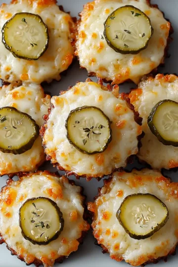 Cheesy Ritz Pickle Bites