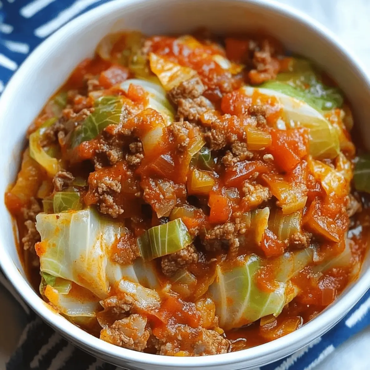 Crockpot Cabbage Roll Casserole