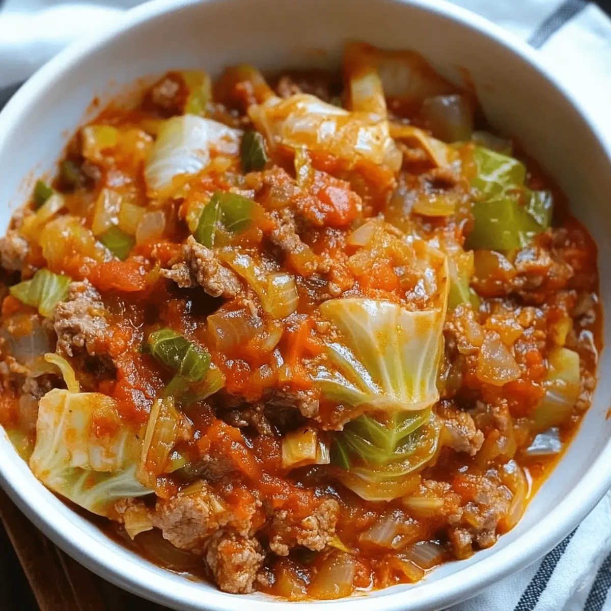 Crockpot Cabbage Roll Casserole