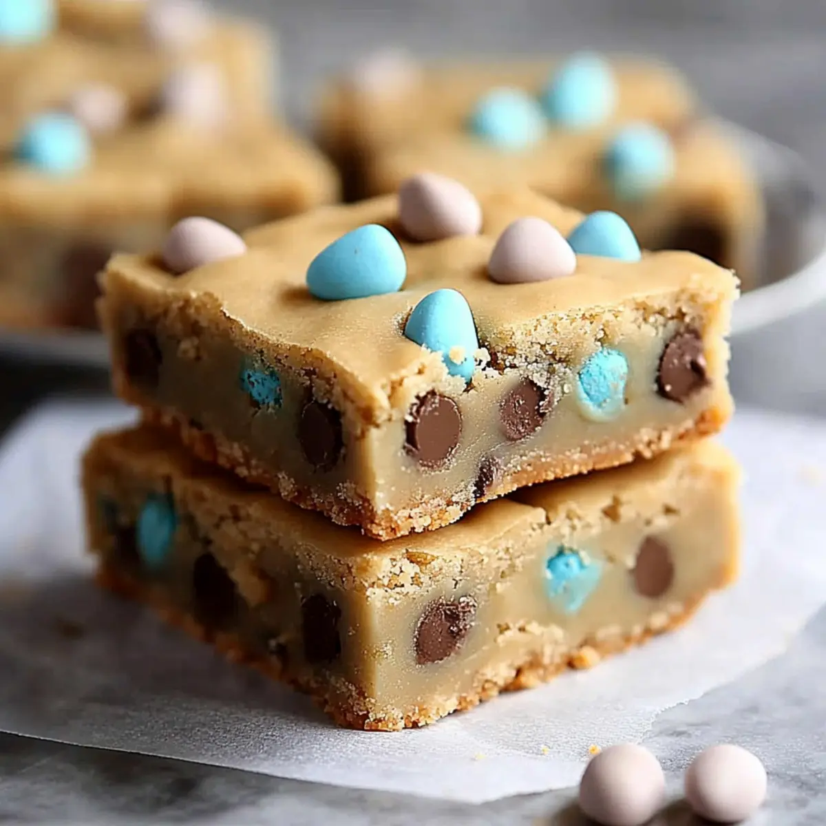 Easter Cake Mix Cookie Bars