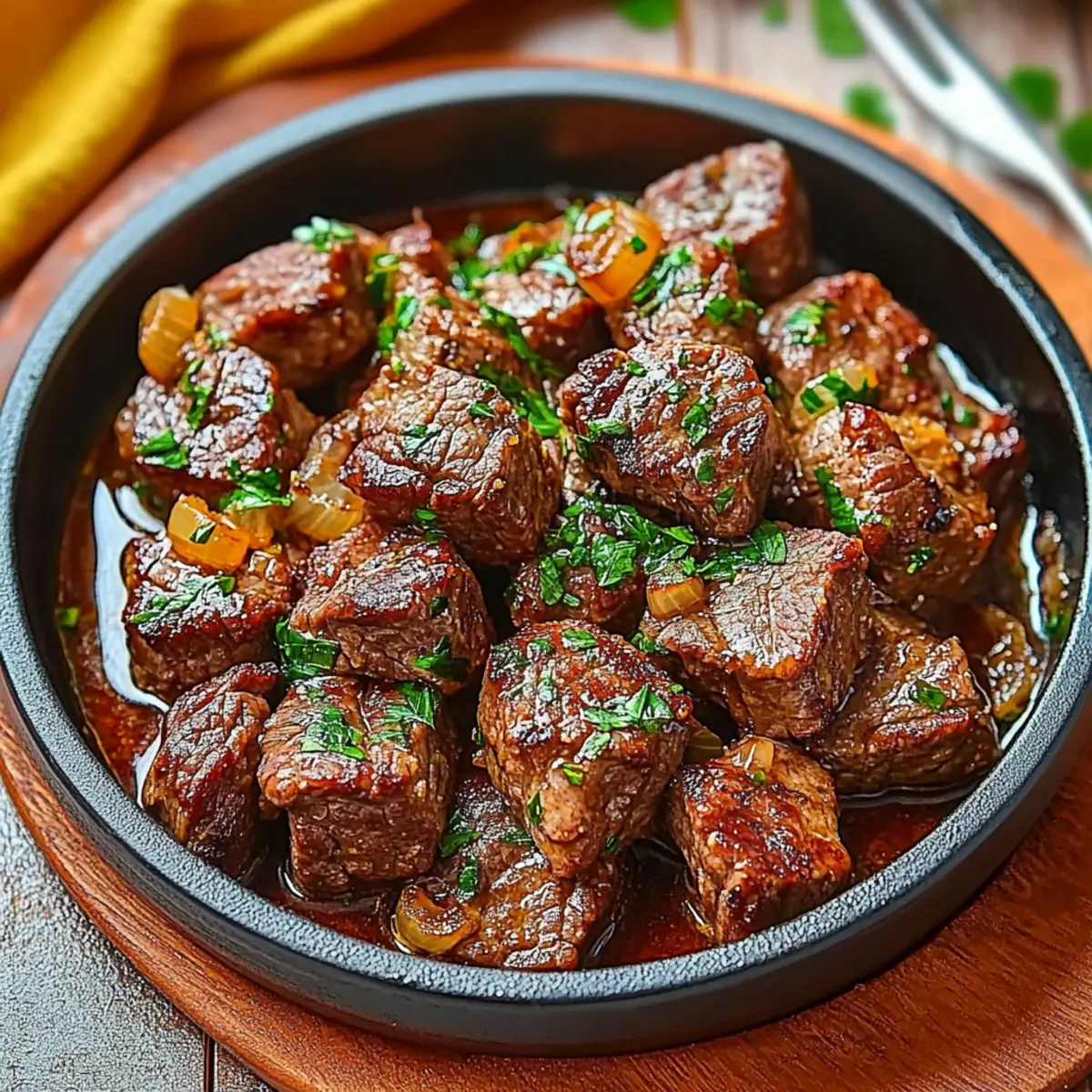 Garlic Butter Steak Bites