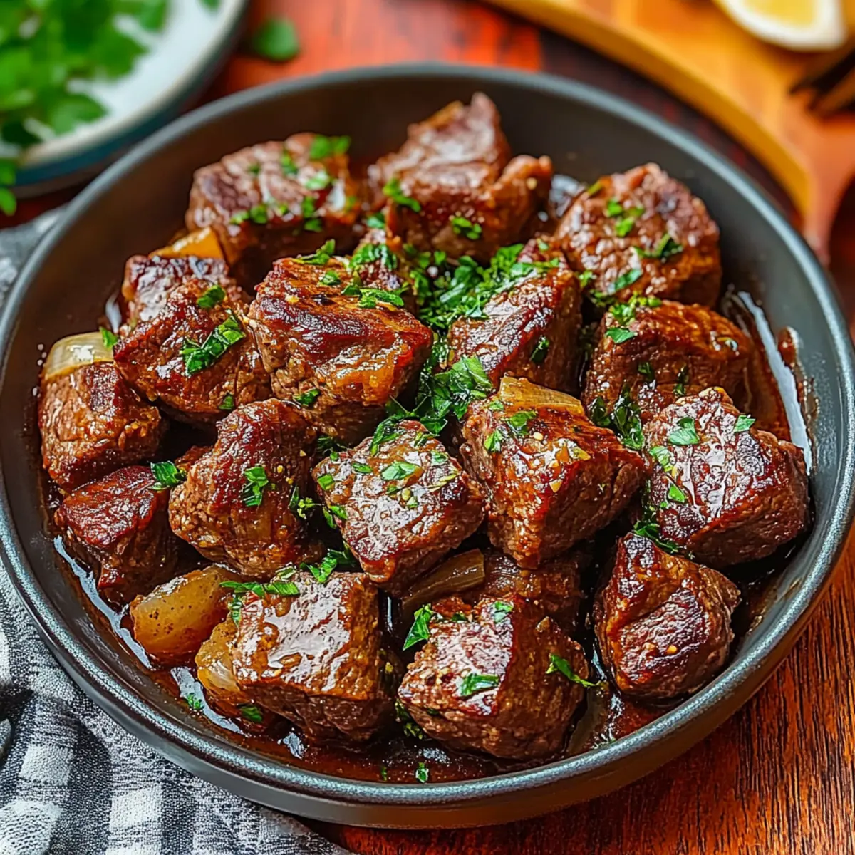 Garlic Butter Steak Bites