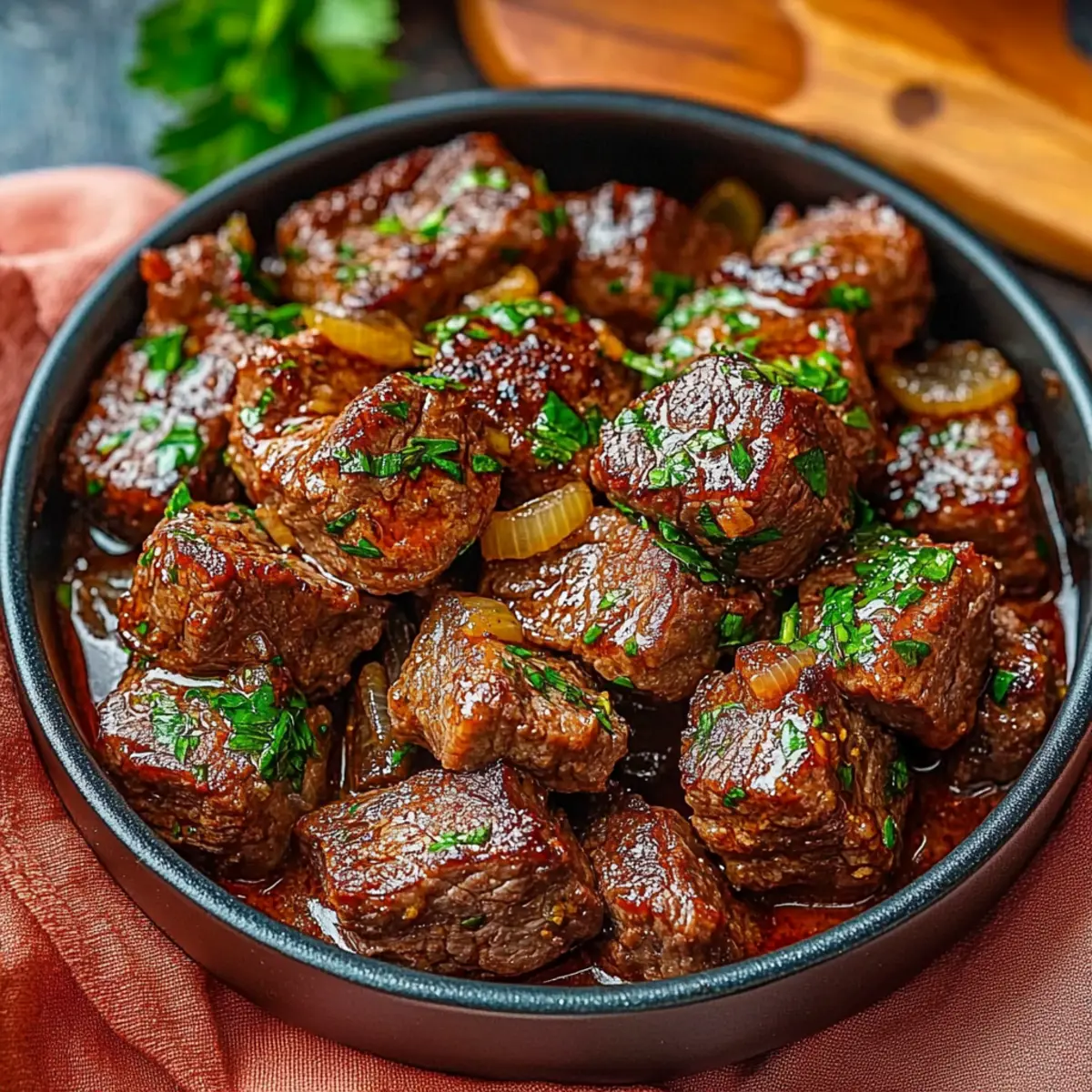 Garlic Butter Steak Bites