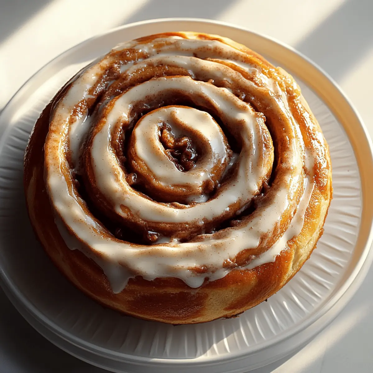 Giant Cinnamon Roll Cake