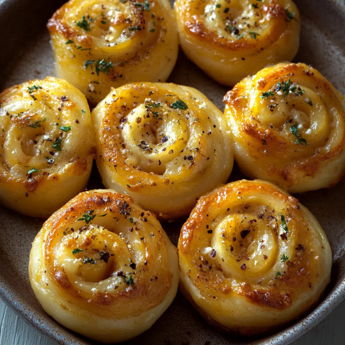 Higher Protein Garlic Swirls
